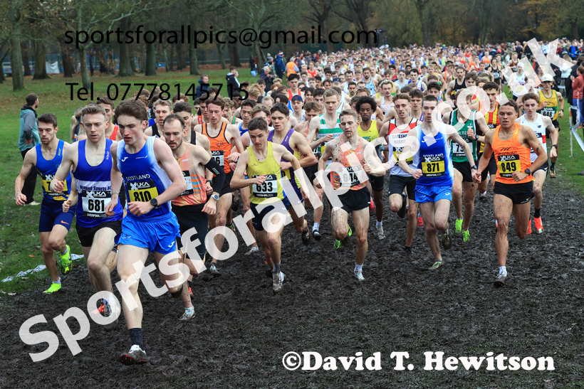 Senior Mens and Under-23s 2025 Liverpool Cross Challenge, Sefton Park, Saturday, November 22th. Photo: David T. Hewitson/Sports for All Pics